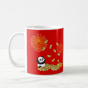 Chinese New Year of the Snake 2025 Panda Coffee Mug