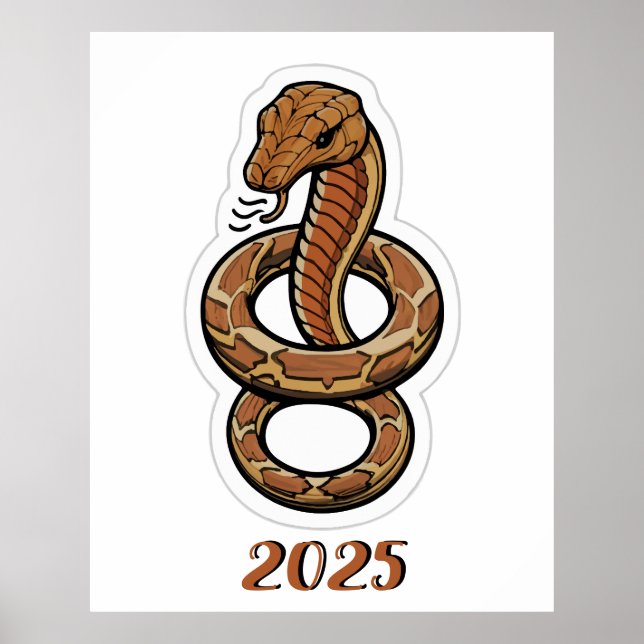 Chinese New Year Of The Snake 2025  Poster (Front)