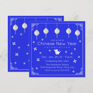 Chinese New Year Origami Rat Invitation