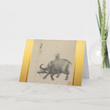 Chinese New Year Ox Painting Zodiac Birthday GC