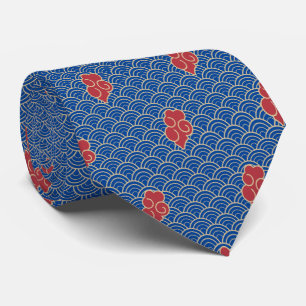 Chinese New Year Rabbit 2023 Blue Golden Tie