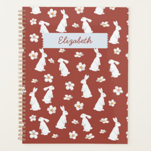 Chinese New Year Rabbit Pattern Planner