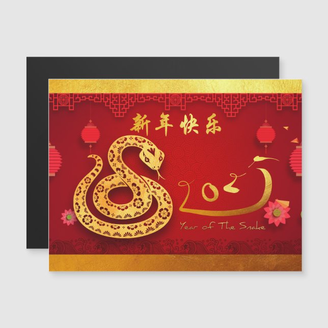 Chinese New Year Snake 2025 Stylised Lanterns MC (Front/Back)