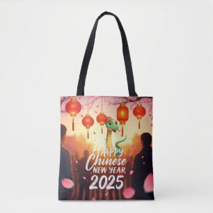 Chinese New year Snake Tote Bag