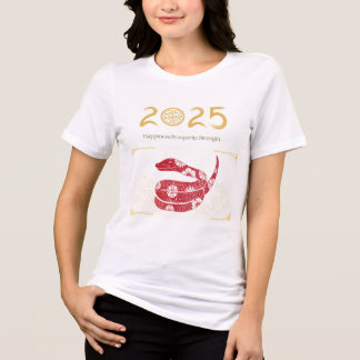  Chinese New Year Snake  Tri-Blend Shirt