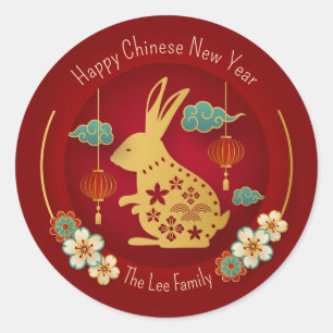 Chinese New Year Stickers (Year of the Rabbit)