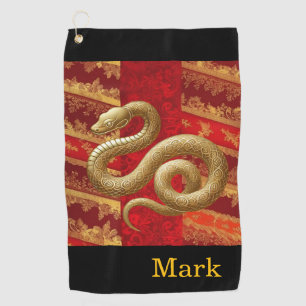 Chinese New Year themed Golf Towel