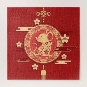 Chinese New Year - Year of the Rat Jigsaw Puzzle