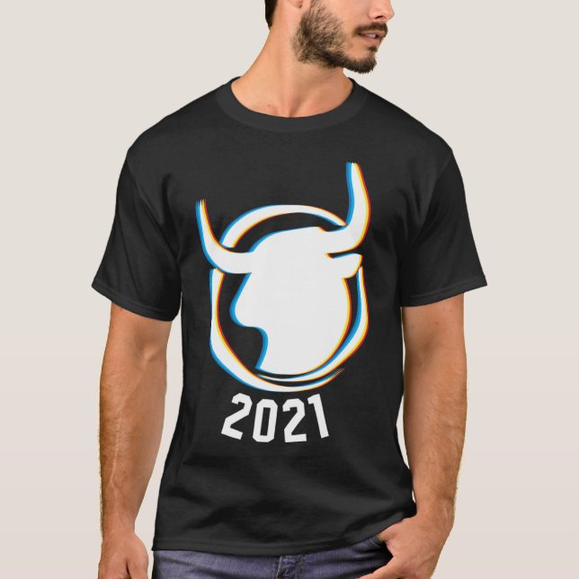 Chinese New Year Zodiac Sign 2021 Year of the Ox   T-Shirt (Front)