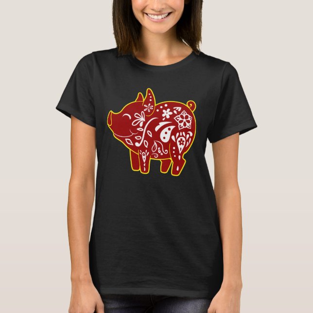 Chinese New Years T-Shirt | 2019 Year of the Pig Z (Front)