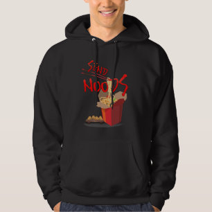 Chinese Noodles SEND NOODS Asian Food China Fan Hoodie