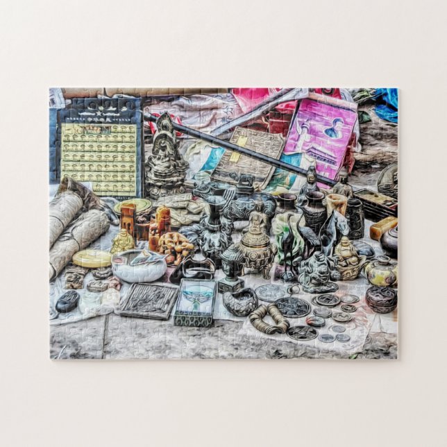 Chinese Objects Hidden Object Jigsaw Puzzle (Horizontal)
