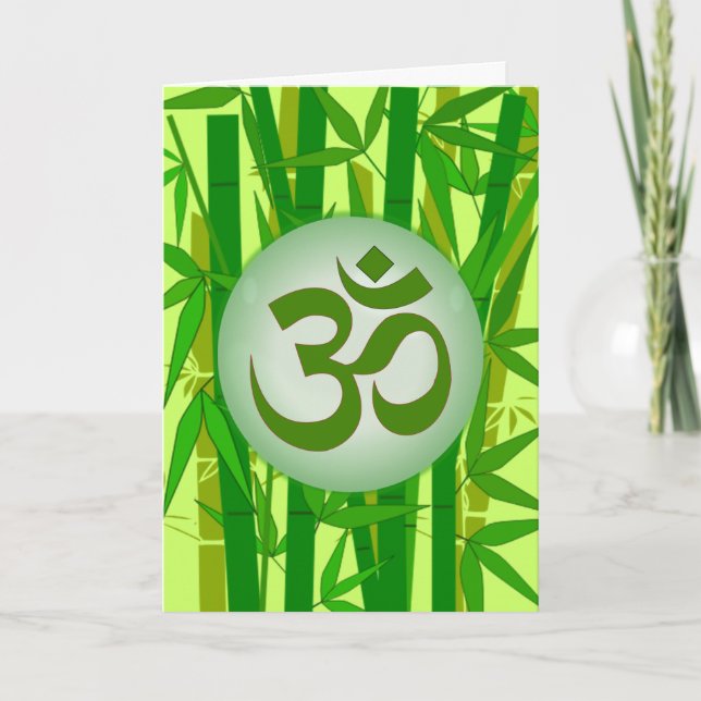 Chinese OM greeting card (Front)