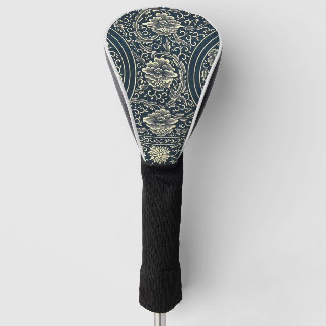 Chinese Ornament Pattern Golf Head Cover (Front)