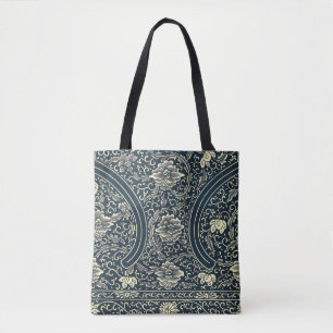 Chinese Ornament Pattern Tote Bag