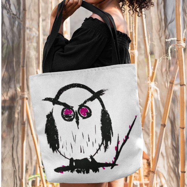 Chinese Owl - Tote Bags (Creator Uploaded)