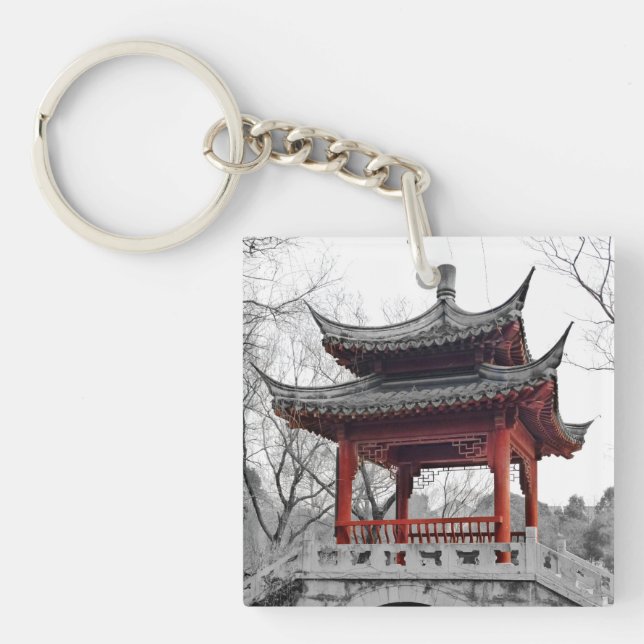 Chinese Pavilion Key Ring (Front)