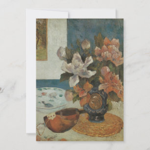 Chinese Peonies and Mandolin by Paul Gauguin