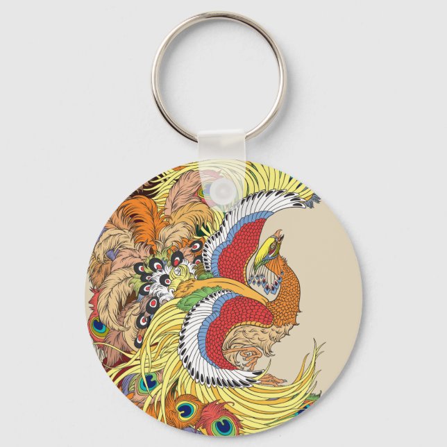 chinese phoenix key ring (Front)