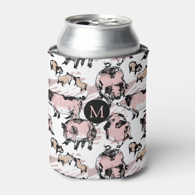 Chinese Pig Year 2019 Original Monogram Can Cooler (Can Front)