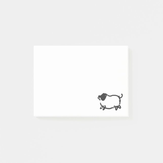 Chinese Pig Year Zodiac Birthday Post-it Post-it Notes (Front)