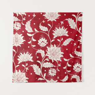 Chinese porcelain imitation: floral painting tapestry