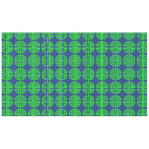 Chinese prosperity symbol green tablecloth