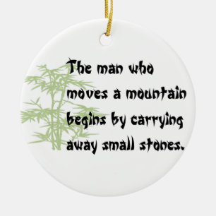 Chinese Proverb Christmas Ornament