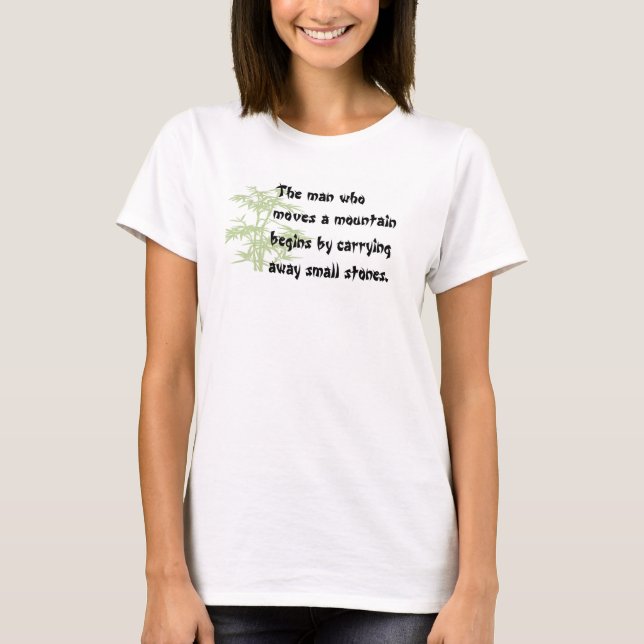 Chinese proverb t-shirt (Front)
