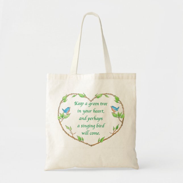 Chinese Proverb Tote Bag (Front)