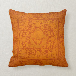 Chinese Qing Dynasty Dragons Cushion