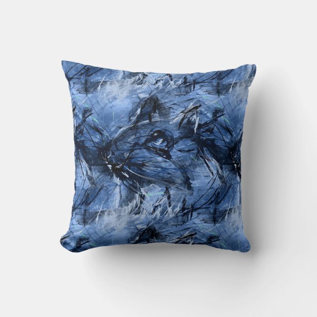 Chinese Rat Year Zodiac Birthday Square Pillow (Front)