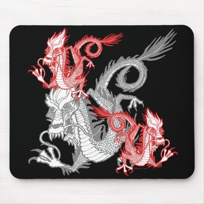 Chinese Red Dragon Mousepad | Zazzle.com.au