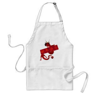 Chinese Red Dragon Standard Apron