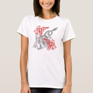 Chinese Red Dragon Women's T-Shirt