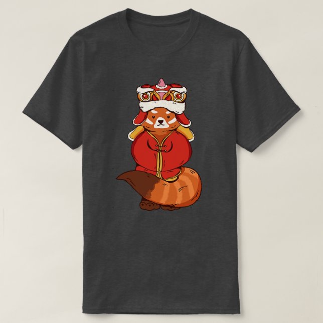 Chinese Red Panda 1 T-Shirt (Design Front)