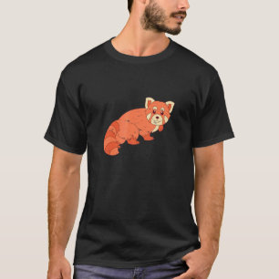 Chinese Red Panda Wildlife Forest Animal China Red T-Shirt