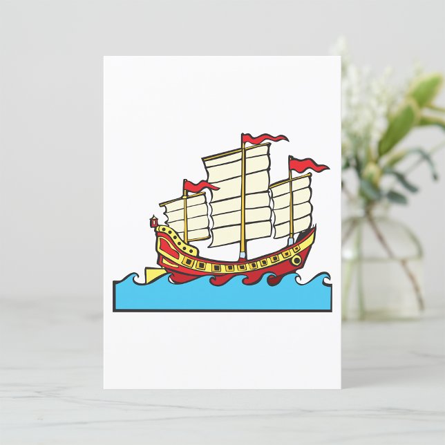 Chinese Sailing Ship Invitations (Creator Uploaded)