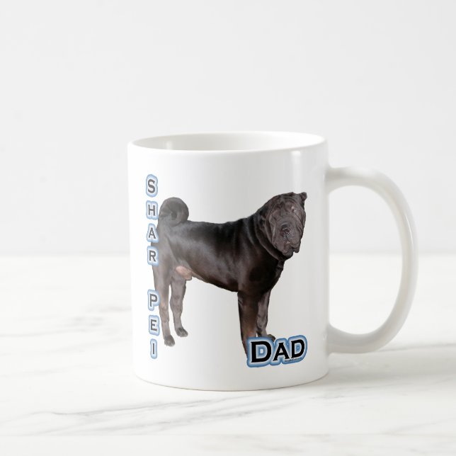 Chinese Shar-Pei Dad 4 Coffee Mug (Right)