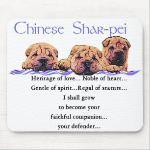 Chinese Shar-pei Gifts Mouse Pad