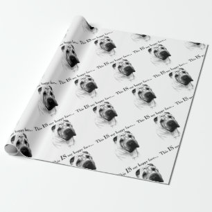 Chinese Shar Pei Happy Face Wrapping Paper