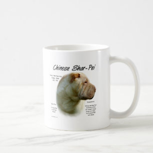 Chinese Shar Pei History Design Coffee Mug