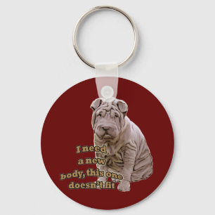 Chinese shar Pei Key Ring
