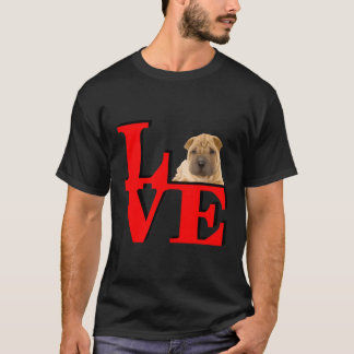 Chinese Shar-Pei Love Park I Love My Dog T-Shirt