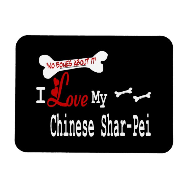 Chinese Shar-Pei Magnet (Horizontal)