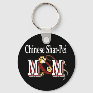 Chinese Shar-pei Mom Gifts Key Ring