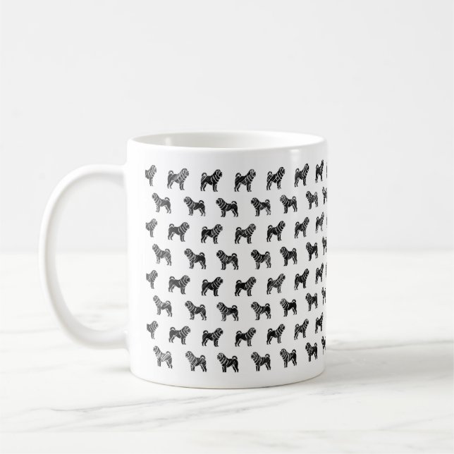 Chinese Shar-Pei Sketch Design Mug (Left)