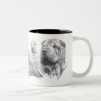 Chinese Shar Pei Two-Tone Coffee Mug