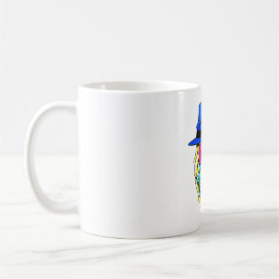 Chinese Sharpei Puppy Dog Colourful Shar Pei with Coffee Mug