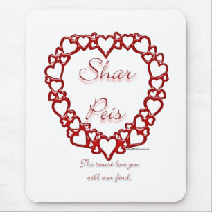 Chinese Sharpei True Love Mouse Pad